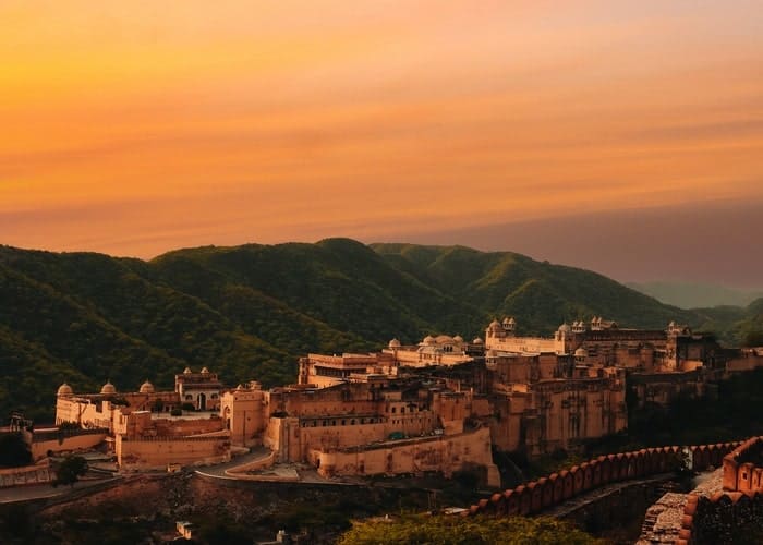 Amer Fort In The Evening Sun