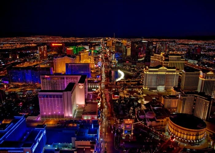 Las Vegas Skyline At Night