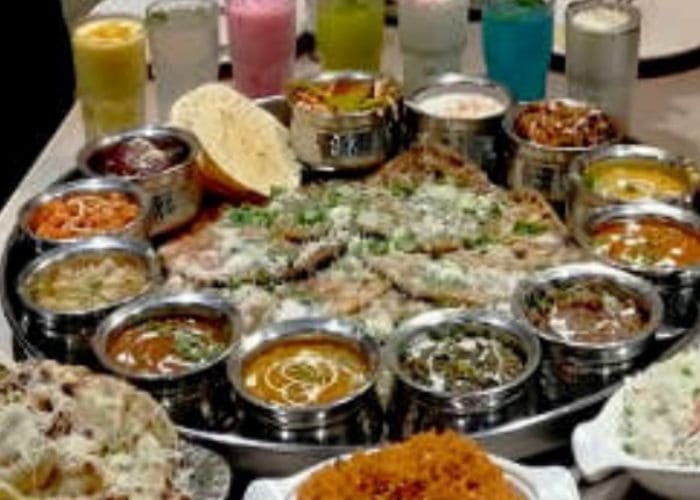 Paratha's House Buff Ball Thali